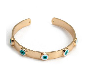 Armband koper boze oog