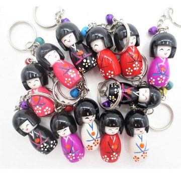 Sleutelhanger Japanse Kokeshi