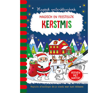 Magisch waterkleurboek Kerstmis