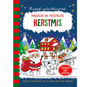 Magisch waterkleurboek Kerstmis