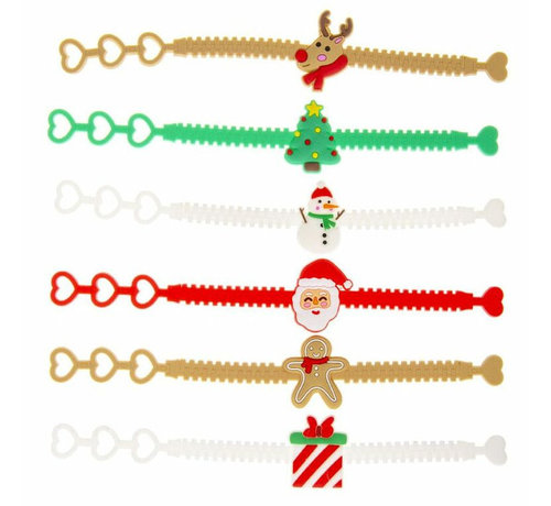 Kerst armbandje 6 stuks