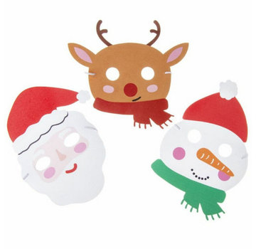 Kerst masker van foam
