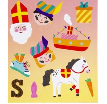 Sinterklaas stickers 10 stuks