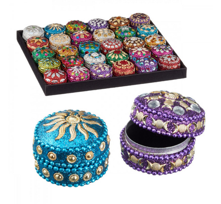 Sieradendoosje rond  Orient klein