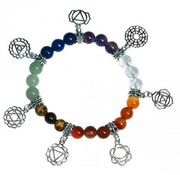 Chakra armband met 7 bedeltjes