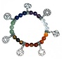 Chakra armband met 7 bedeltjes