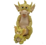 Grote draak met klein draakje