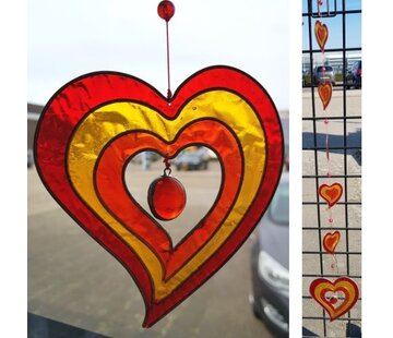 Suncatcher Hearts Oranje