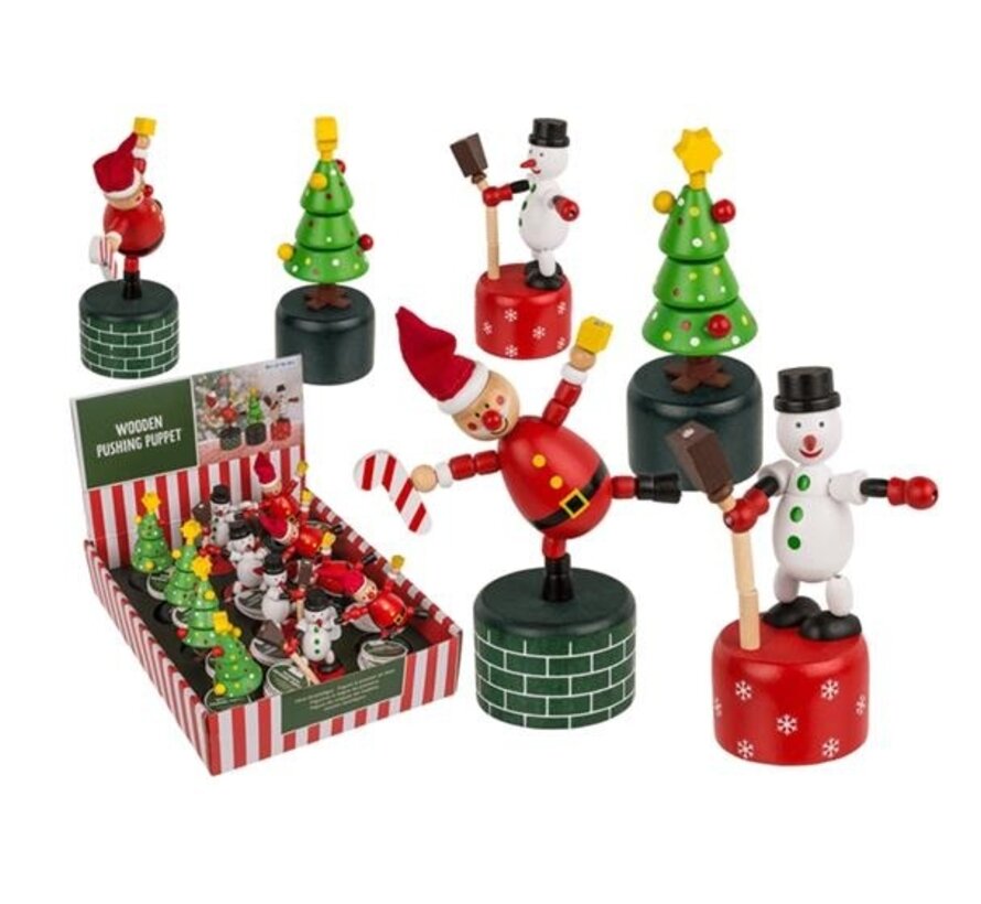 Swingende kerstfiguren