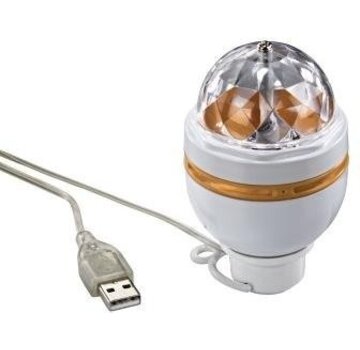 LED discobol met USB aansluiting