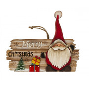 Houten bord "Merry Christmas"