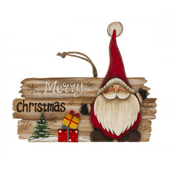 Houten bord "Merry Christmas"