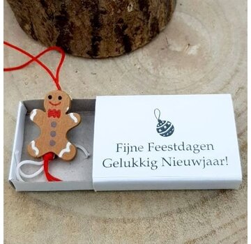 Wensdoosje Fijne Feestdagen Peperkoekman