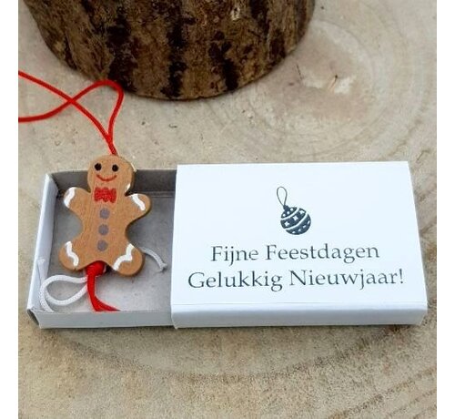 Wensdoosje Fijne Feestdagen Peperkoekman