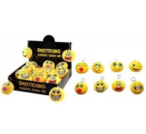 Emoji Emoticon Smiley Sleutelhanger groot