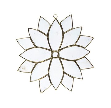 Raamhanger lotus capizschelpen