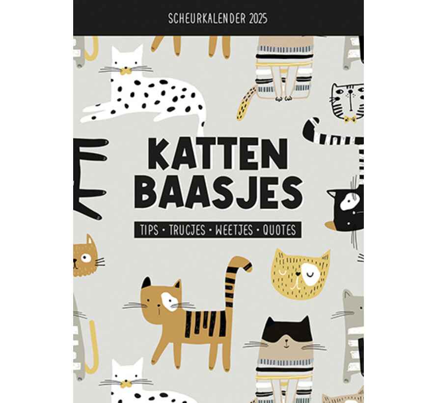 Scheurkalender Kattenbaasjes 2025