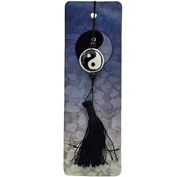 Yin Yang Gelukshanger Geëmailleerd