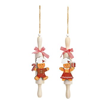 Deegroller met peperkoekfiguur