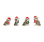 Kat met kerstmuts