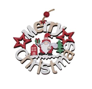 houten hangertje Merry Chrismas