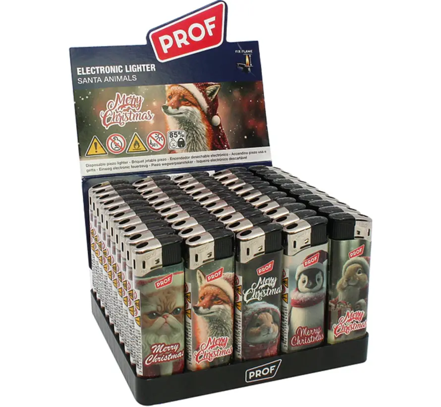 Aansteker  XMAS met dieren