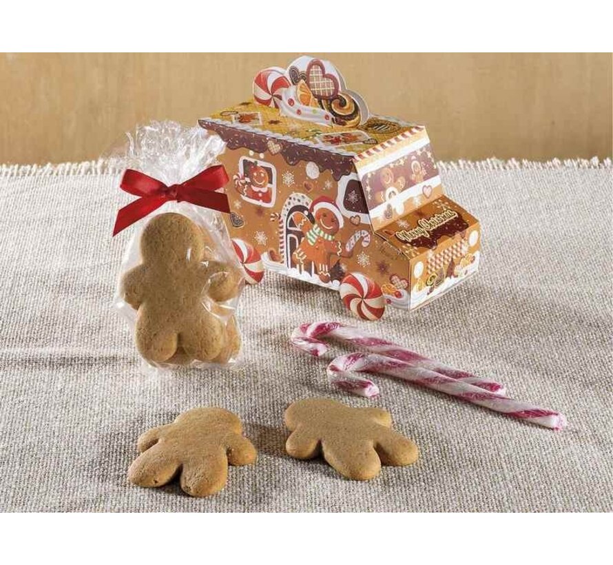 Kerst bus doosje  in peperkoek Biscuits disign