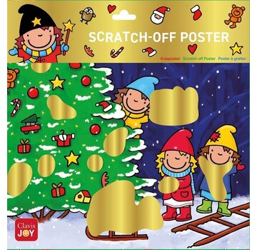 Scratch-off Poster Heksje Mimi viert Kerstmis