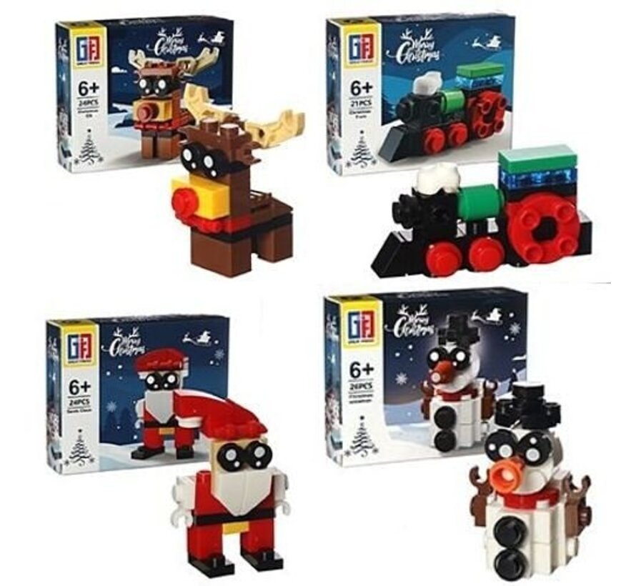 Bouwblokjes kerst