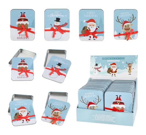 Kerst cadeaudoos met strik