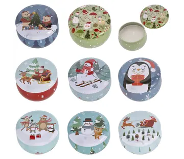 Geurkaars in blik  Kerstmis