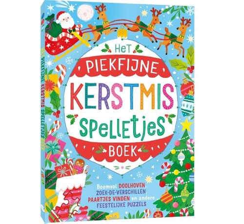 Het piekfijne Kerstmis spelletjesboek
