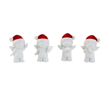 Engel met kerstmuts