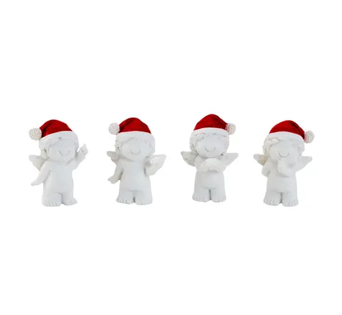 Engel met kerstmuts