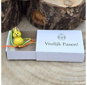 Wensdoosje - Pasen met Paashaas Gelukshanger