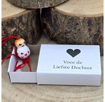 Wensdoosje voor de Liefste Dochter- Met Gelukspoppetje