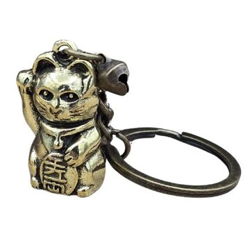 Lucky cat sleutelhangers met belletje