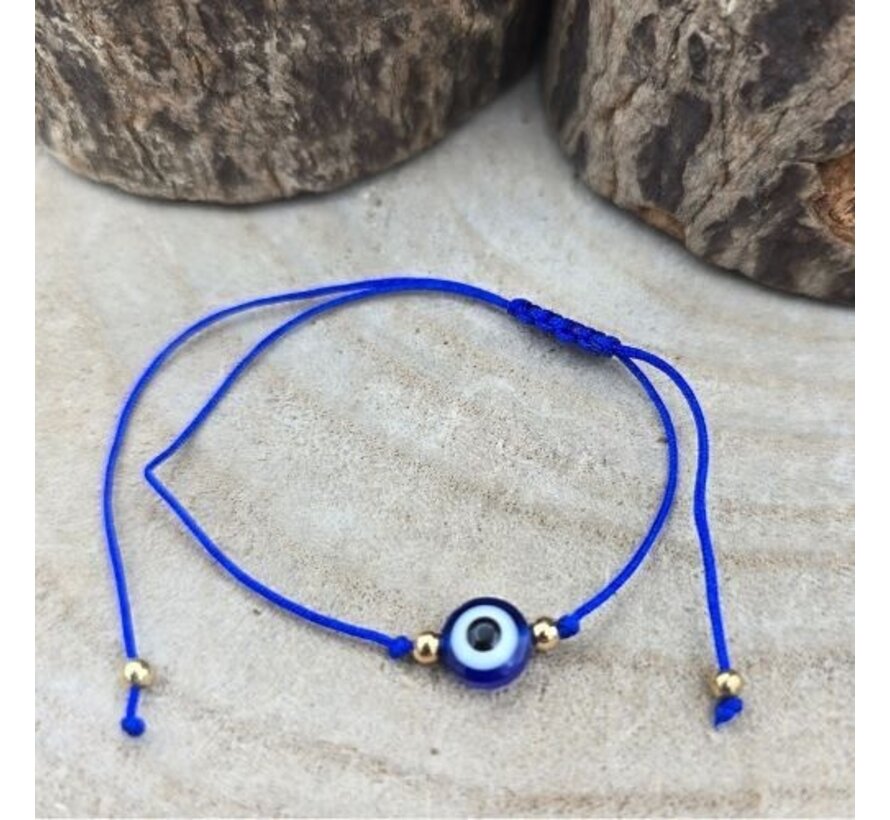 Armband boze oog met kaartje