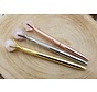 Pen met rozenkwarts - 3 stuks