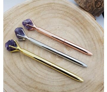 Pen met Amethist - 3 stuks