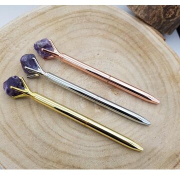 Pen met Amethist - 3 stuks