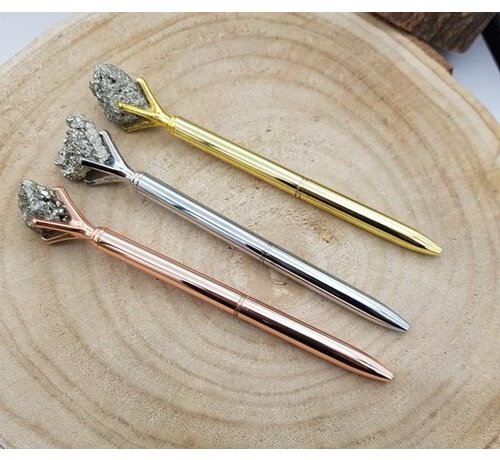 Pen met Pyriet - 3 stuks