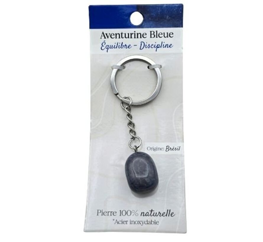 Sleutelhanger Blauwe Aventurijn