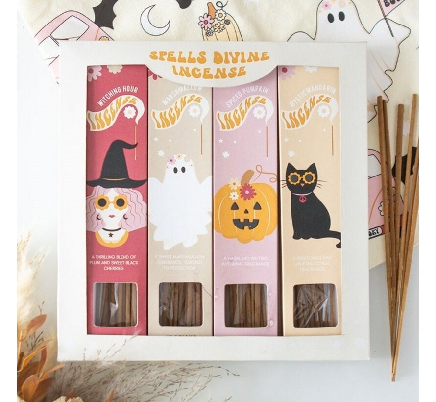 Halloween wierookstokjes cadeauset