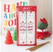 Set van 2 nostalgische kerstwierookstokjes pakket