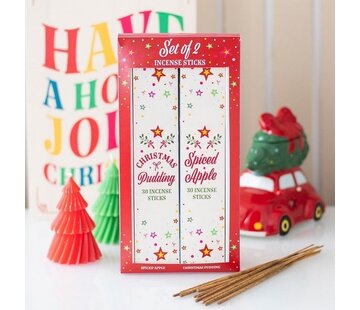 Set van 2 nostalgische kerstwierookstokjes pakket