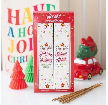 Set van 2 nostalgische kerstwierookstokjes pakket