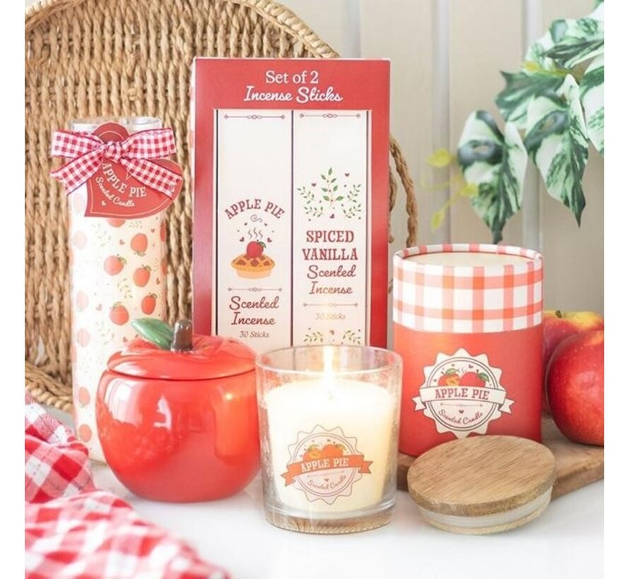 Set van 2 - appeltaart- en kruidenvanille wierookstokjes