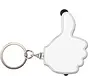 Sleutelhanger ok duimpje met ledlicht - Kleur wit