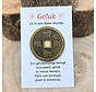 Chinees Geluksmuntje met Kaartje - 4 cm